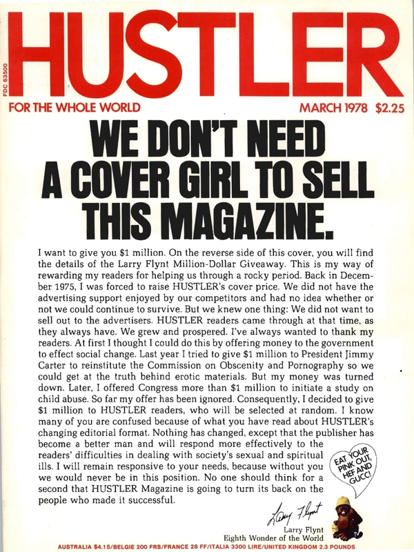 Hustler March 1978 Cover