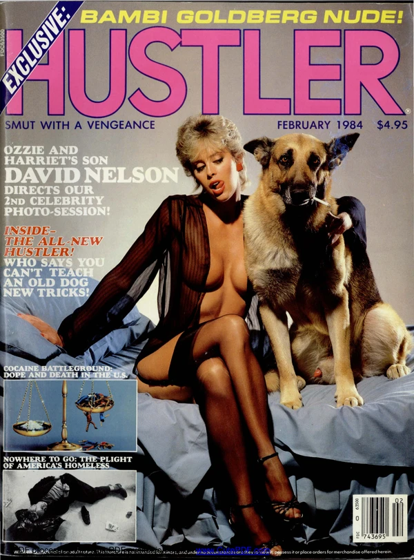Hustler February 1984 Cover