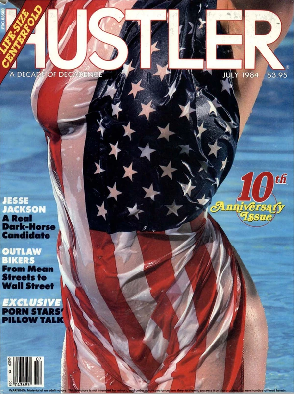 Hustler July 1984 Cover
