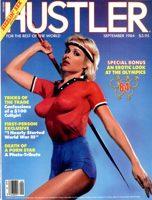 Hustler September 1984 Cover