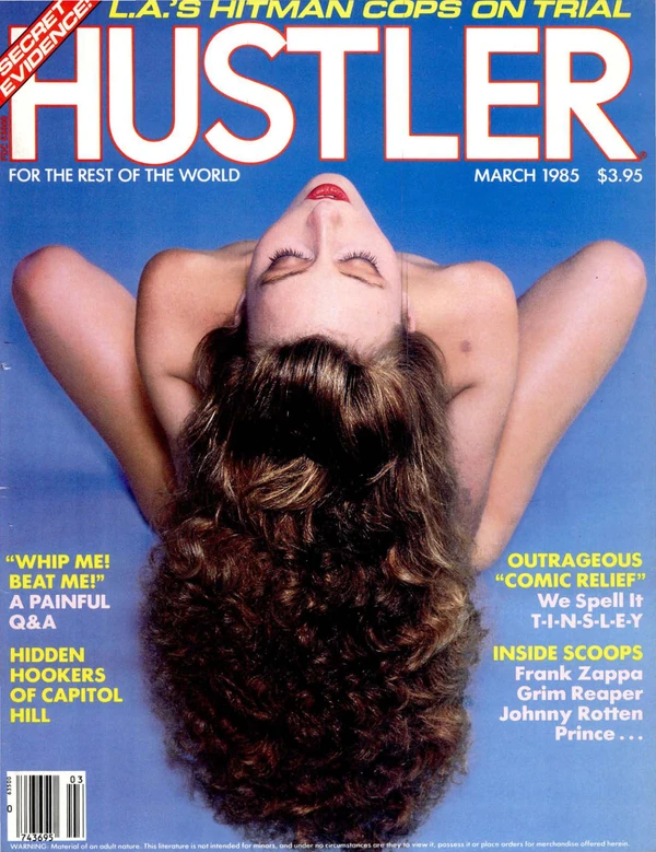 Hustler March 1985 Cover