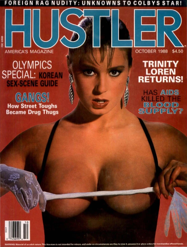 Hustler October 1988 Cover