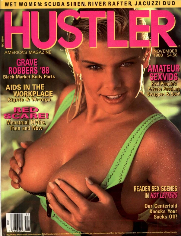 Hustler November 1988 Cover
