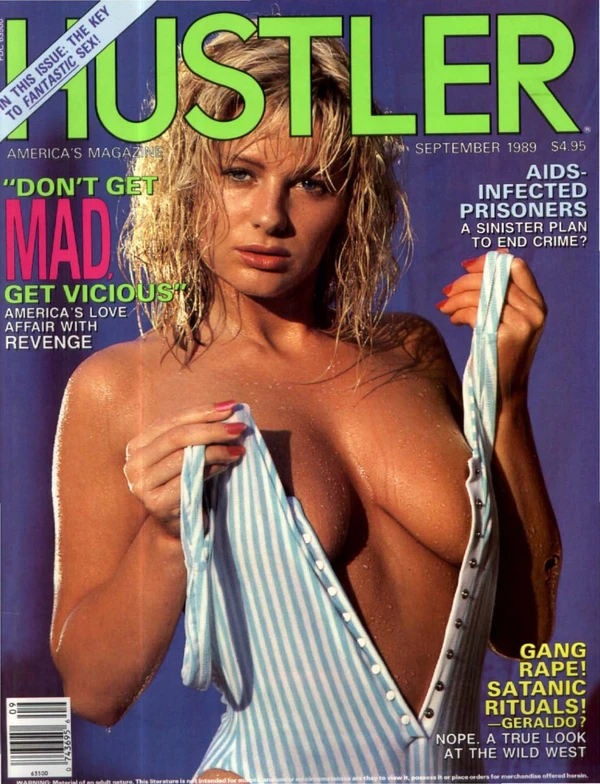 Hustler September 1989 Cover