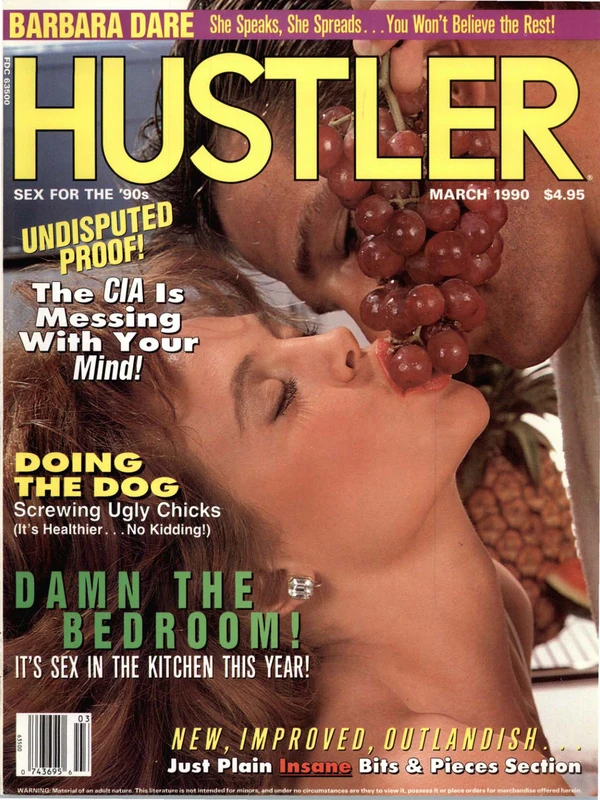 Hustler March 1990 Cover