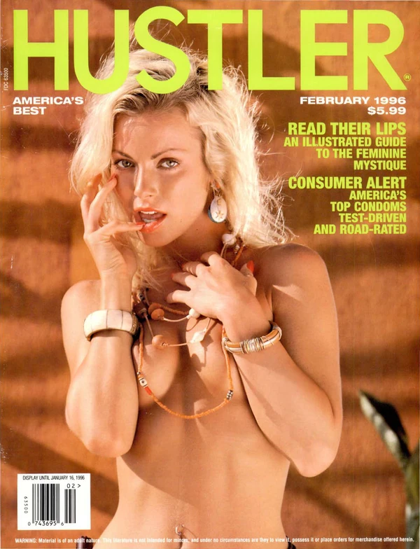Hustler February 1996 Cover