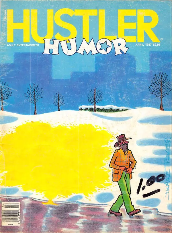 Hustler Humor April 1987 Cover