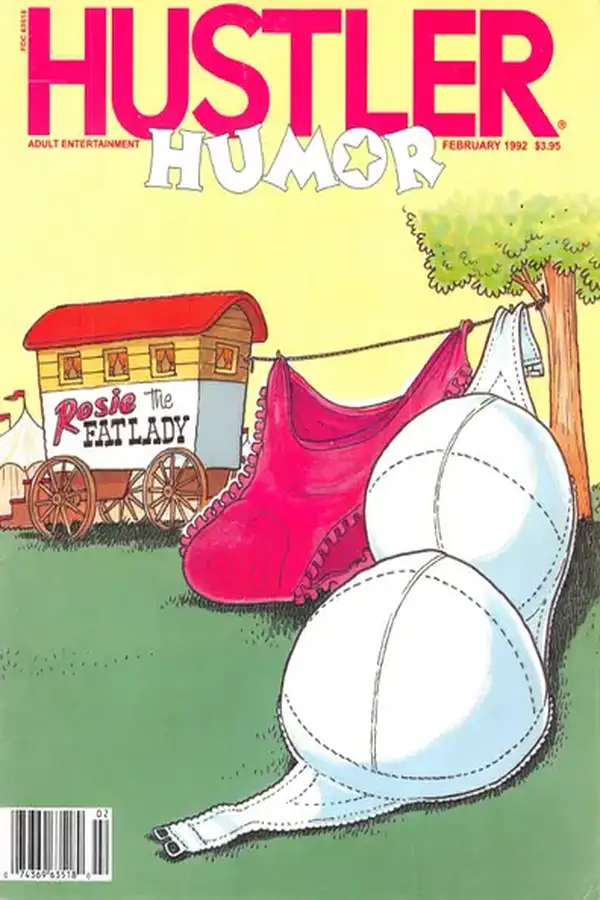 Hustler Humor February 1992 Cover
