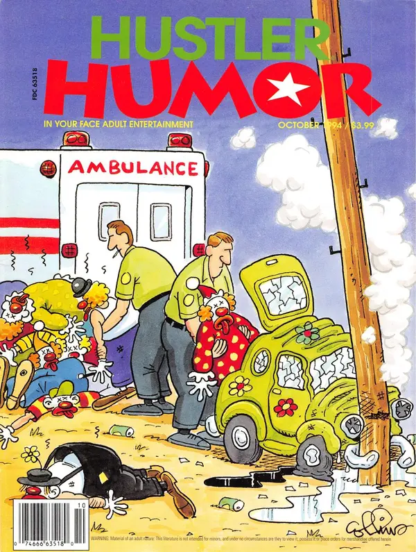 Hustler Humor October 1994 Cover