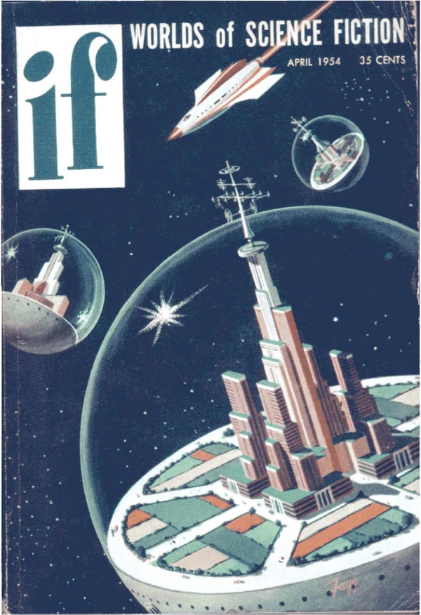 IFWORLDSSCIFI - 1954 Cover