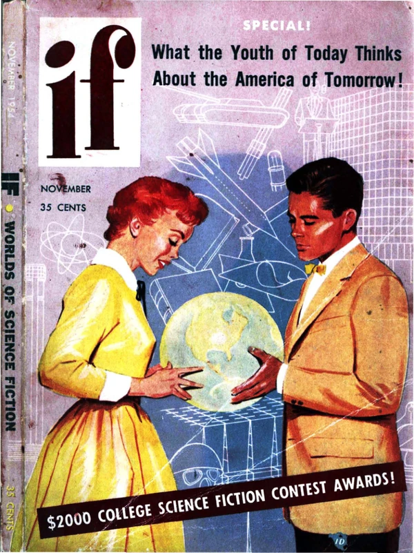 IFWORLDSSCIFI - 1954 Cover