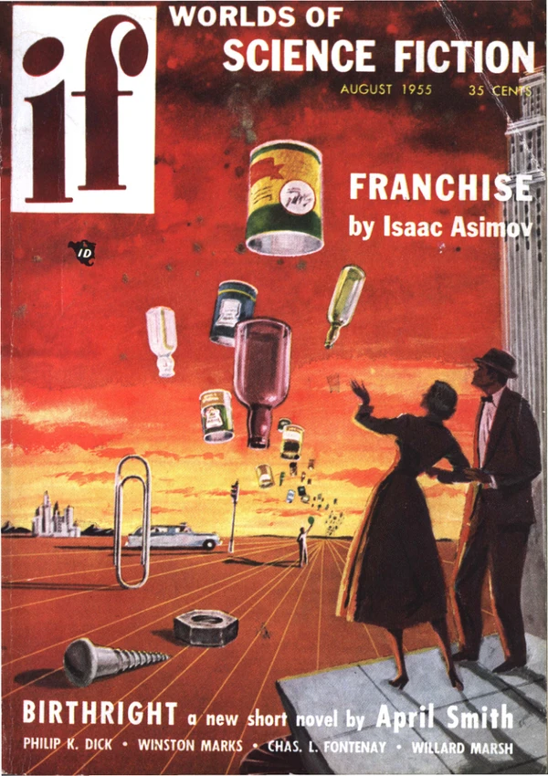 IFWORLDSSCIFI - 1955 Cover