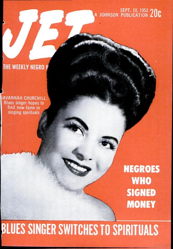 Jet - September 1953 Cover