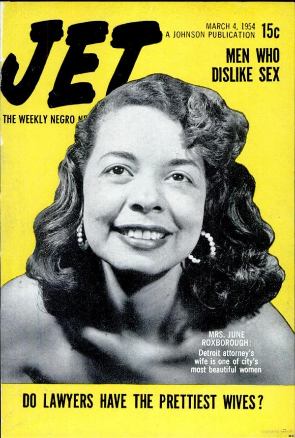 Jet - March 1954 Cover