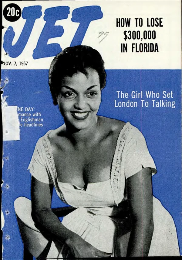 Jet - November 1957 Cover