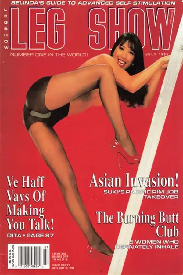 Leg Show July 1996 Cover