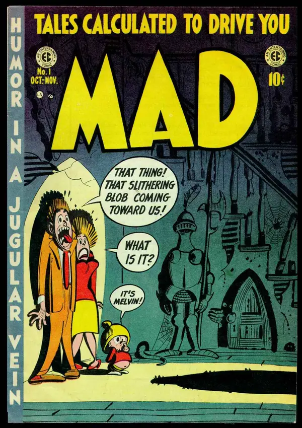 Mad # 1, October/November 1952 Cover