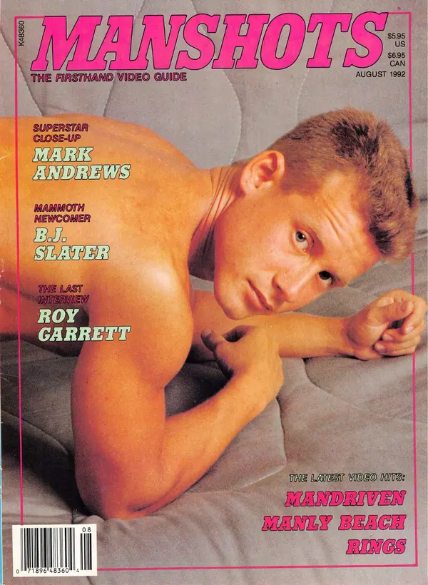 Manshots August 1992 Cover