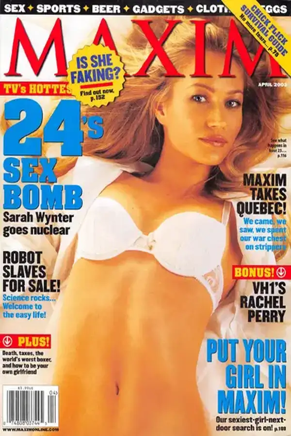 Maxim # 64 - April 2003 Cover