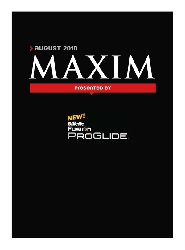 Maxim - August 2010 Cover