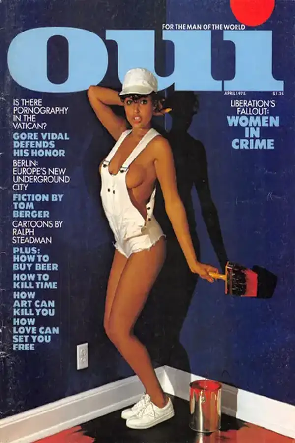 Oui April 1975 Cover