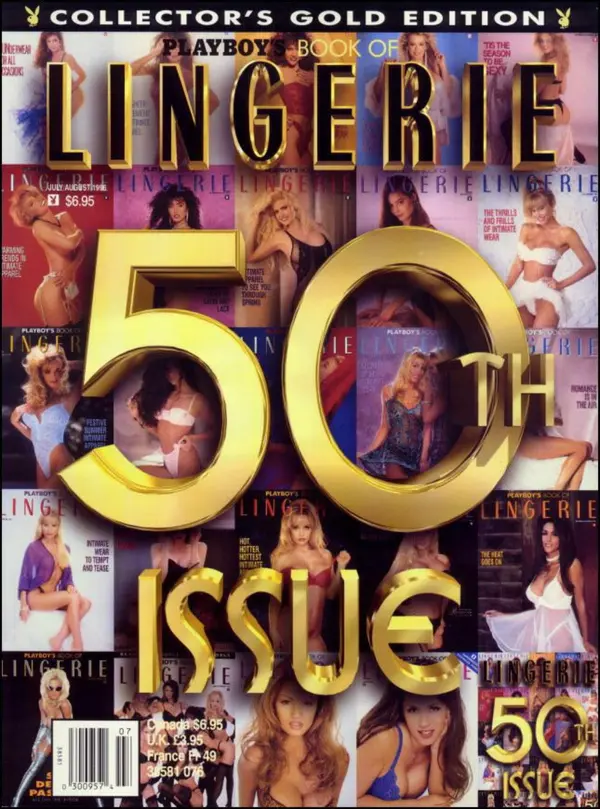 Playboy's Lingerie # 50, July/August 1996 Cover