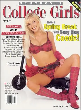 Playboy's College Girls # 12 - Spring 2001 Cover