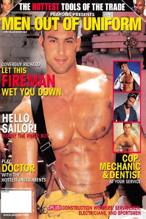 Playgirl Special # 62, Vol. 3 # 7, Men Out of Uniform Cover