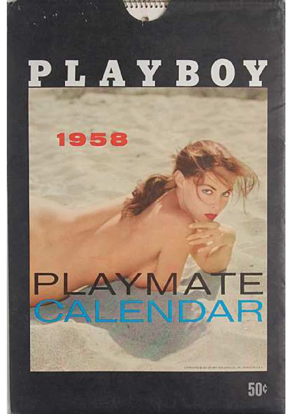 PLAYBOYCAL - 1958 Cover