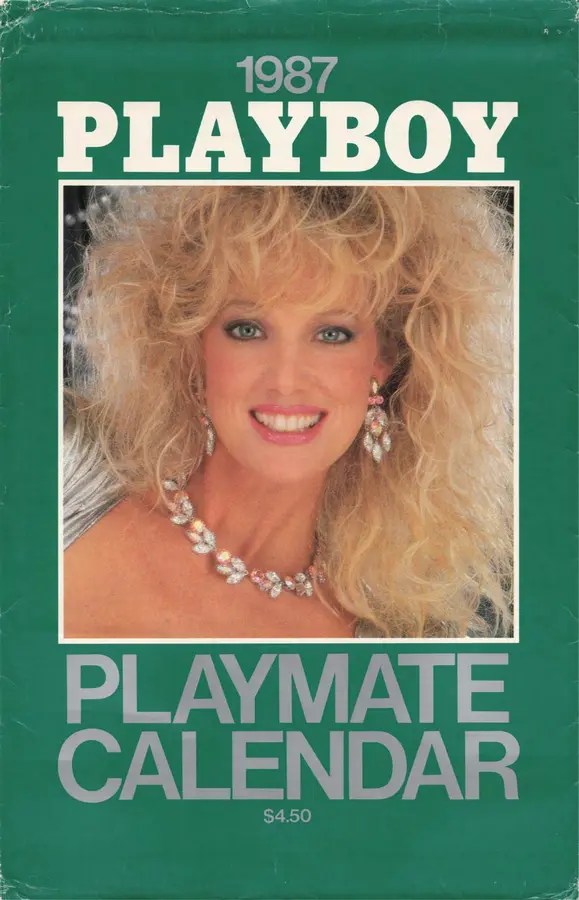 Playboy Playmate Wall Calendar 1987 Cover