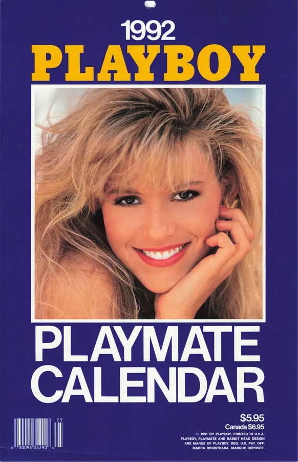 Playboy Playmate Wall Calendar 1992 Cover