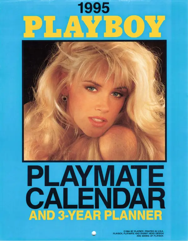Playboy Playmate Wall Calendar & 3-Year Planner 1995 Cover