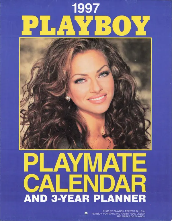 Playboy Playmate Wall Calendar & 3-Year Planner 1997 Cover