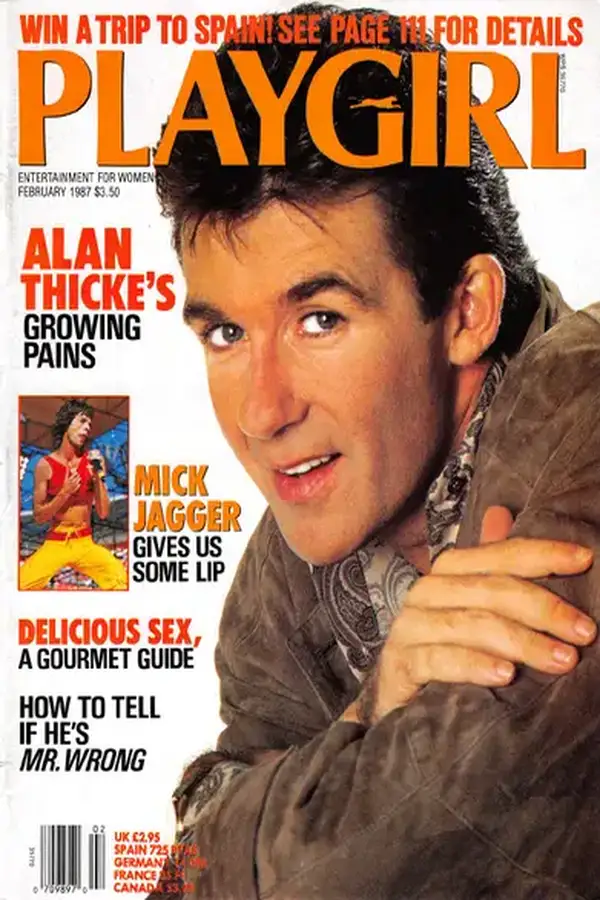 Playgirl February 1987 Cover