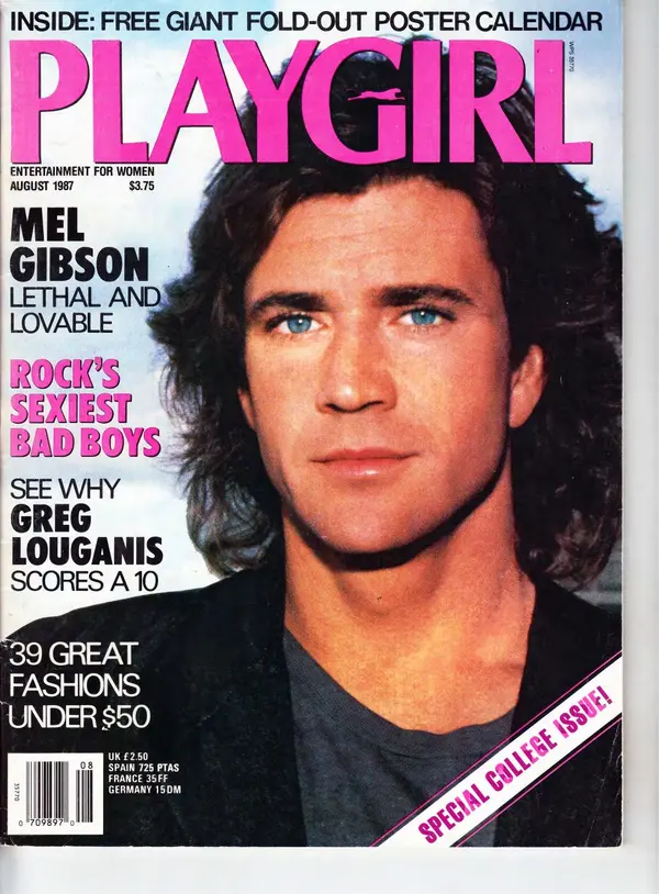 Playgirl August 1987 Cover