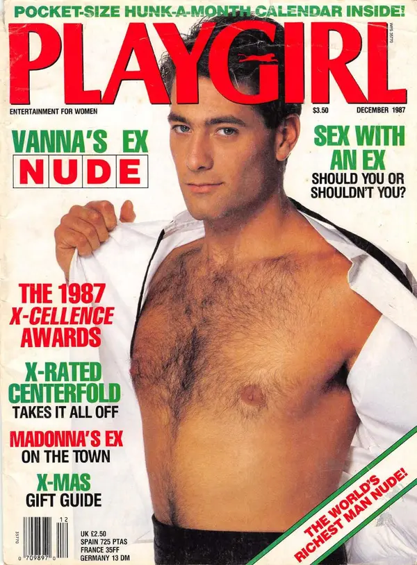 Playgirl December 1987 Cover