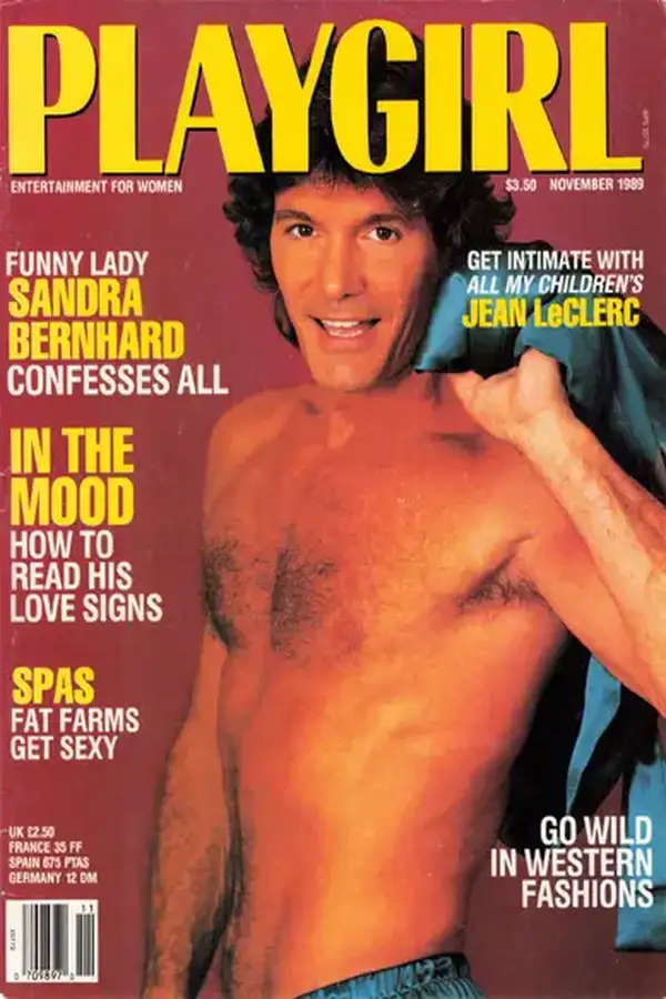 Playgirl November 1989 Cover