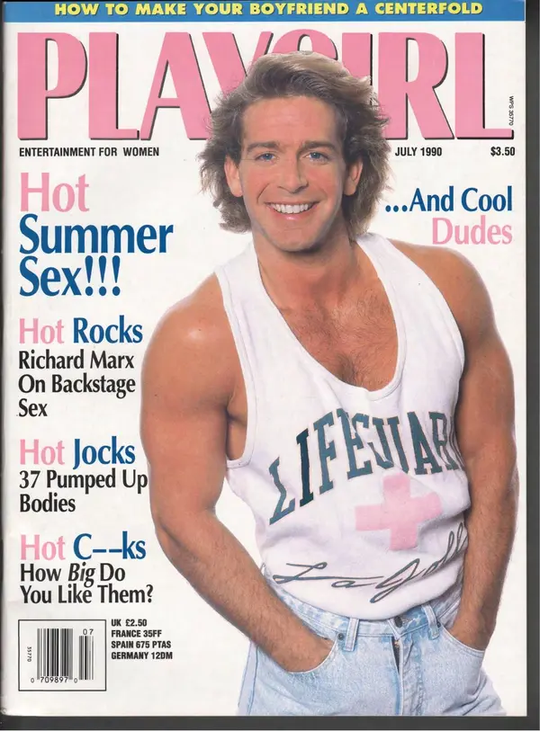 Playgirl July 1990 Cover