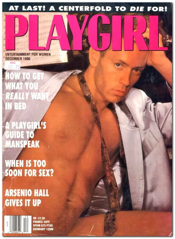 Playgirl December 1990 Cover