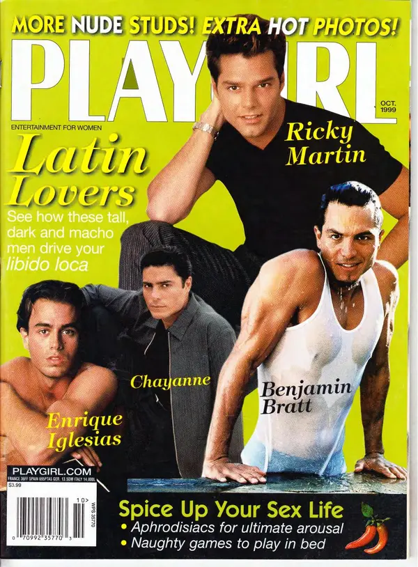 Playgirl October 1999 Cover
