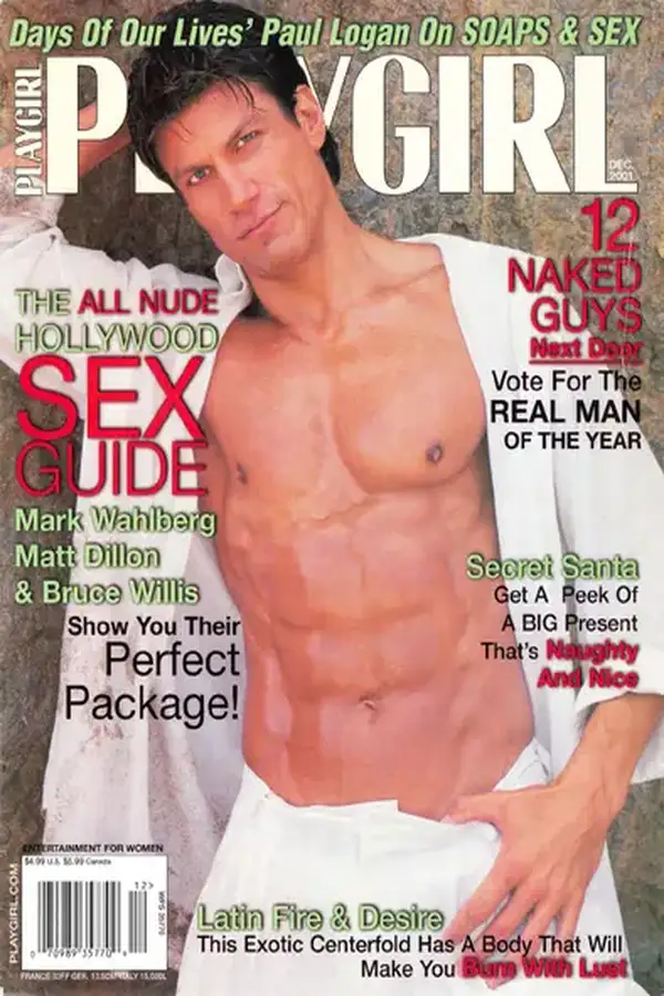 Playgirl December 2001 Cover