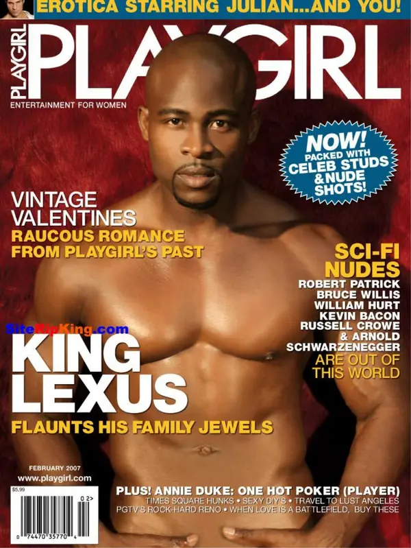 Playgirl February 2007 Cover