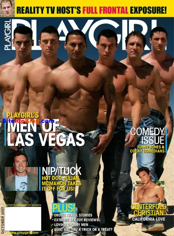 Playgirl October 2007 Cover