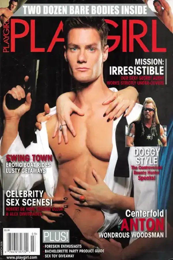 Playgirl March 2008 Cover