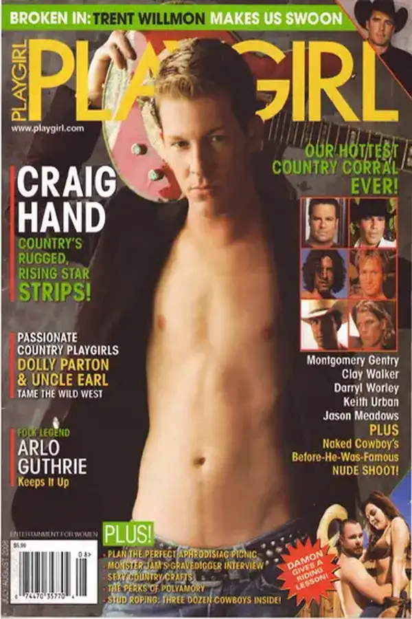 Playgirl July/August 2008 Cover