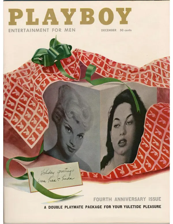 Playboy December 1957 Cover