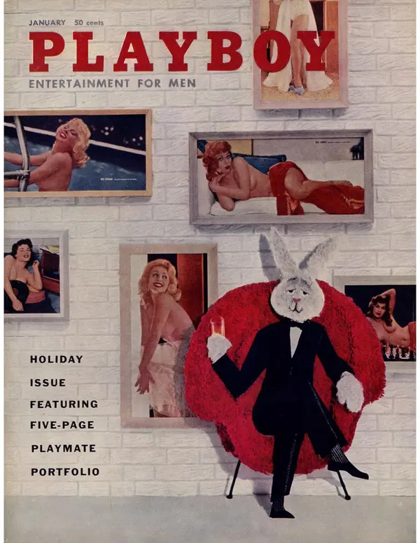 Playboy January 1958 Cover