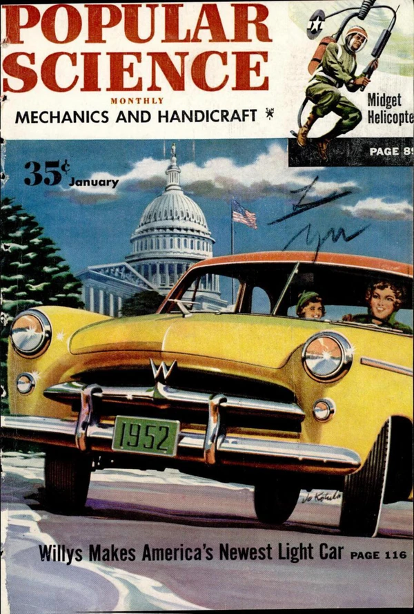 Popscience - January 1952 Cover
