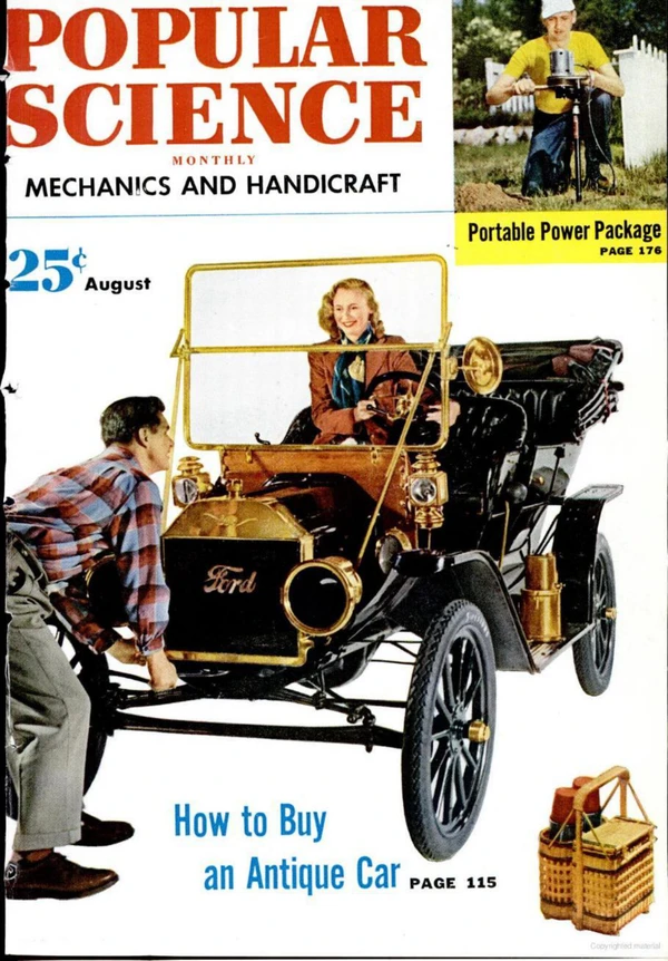 Popscience - August 1952 Cover