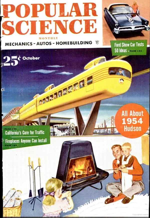 Popscience - October 1953 Cover